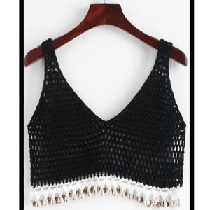 Shells Crochet Tank Top